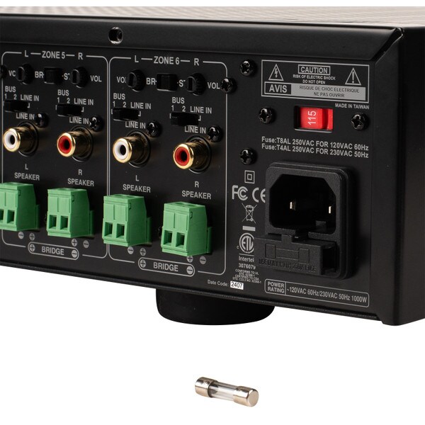 Main product image for Dayton Audio MA1240a Multi-Zone 12 Channel Amplifier 300-815